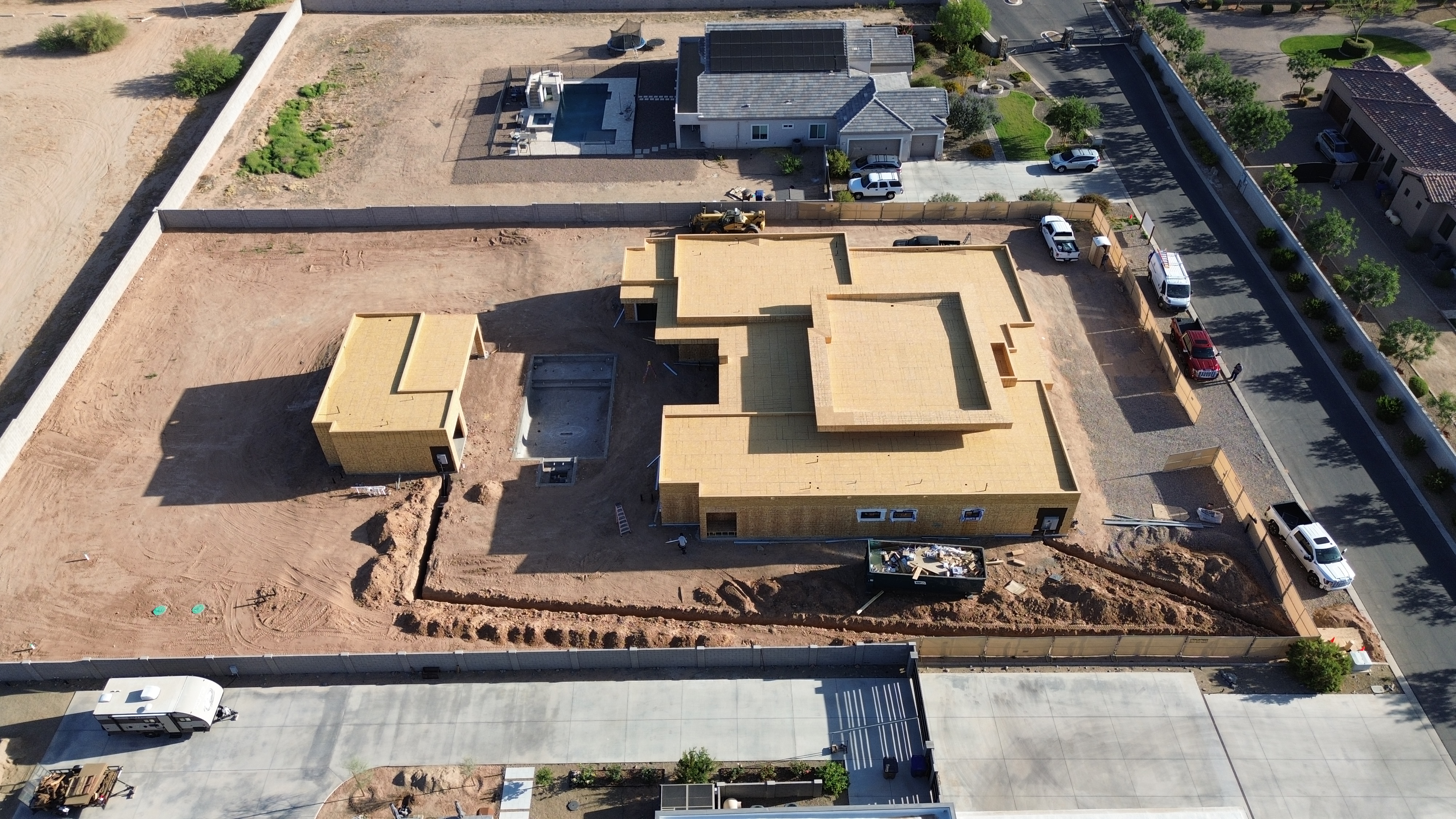 ADU guest home aerial